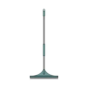 Yard rake cartoon vector illustration Stock Illustration