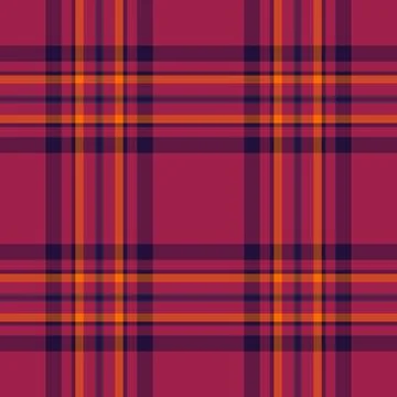 Yard seamless fabric background, femininity tartan textile pattern. Teenage.. Stock Illustration
