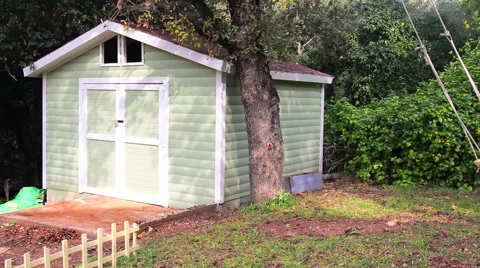 Yard Swing Stock Footage 44435980