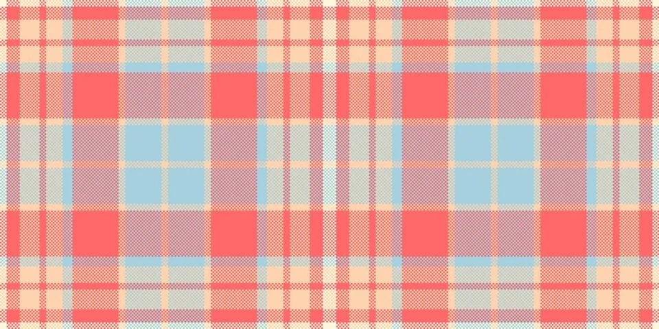 Yard texture pattern vector, livingroom fabric tartan seamless. Bedding pla.. Stock Illustration