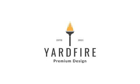Yard torch logo symbol vector icon illustration graphic design Stock-Illustration