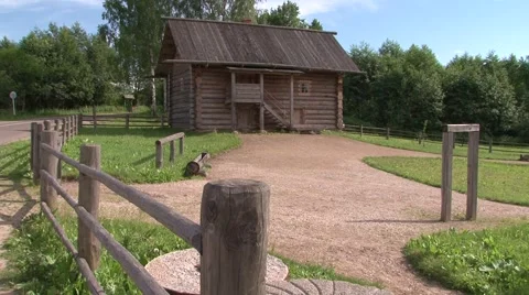 Yard village Stock Footage 908332