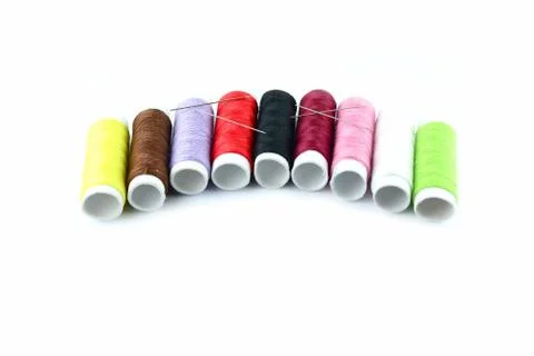Yarn and needle Stock Photos