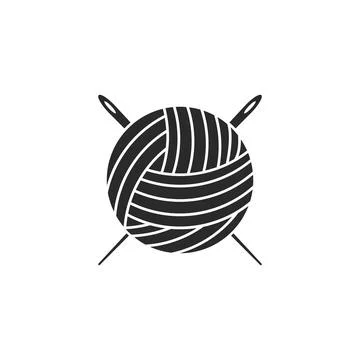 Yarn ball illustration 스톡 일러스트