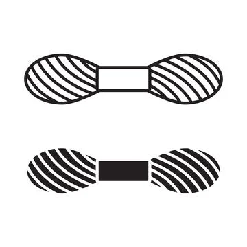 Yarn Ball Vector icon design illustration Stock Illustration