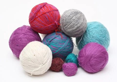 Yarn clews Stock Photos