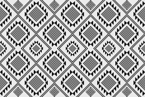 Yarn dyed fabric pattern Stock Illustration