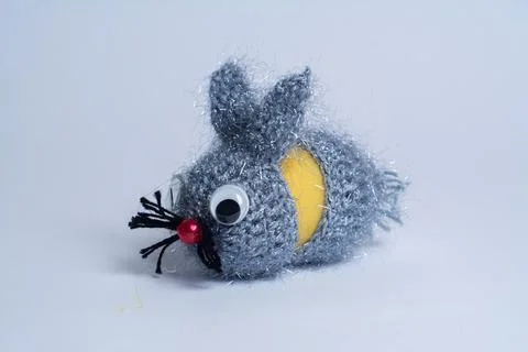 Yarn easter bunny Foto stock