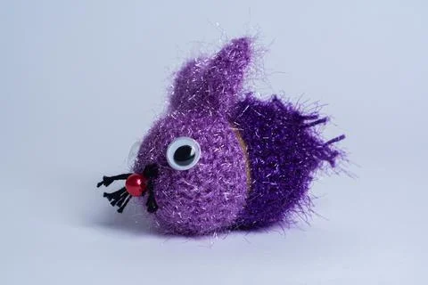 Yarn easter bunny Foto stock