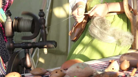 Yarn Stock Footage 121394438