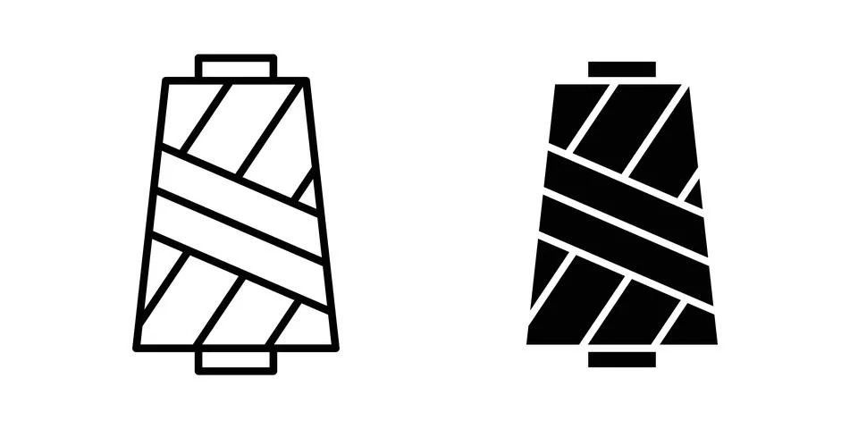 Yarn icon or illustration vector symbols Stock Illustration