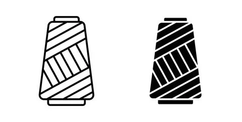 Yarn icon symbol. Flat Vector illustration Stock Illustration