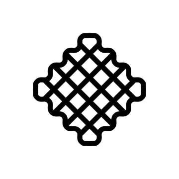 Yarn icon vector. Isolated contour symbol illustration Stock Illustration