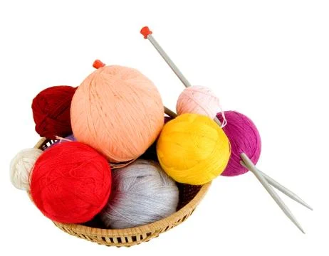 Yarn for knitting Stock Photos