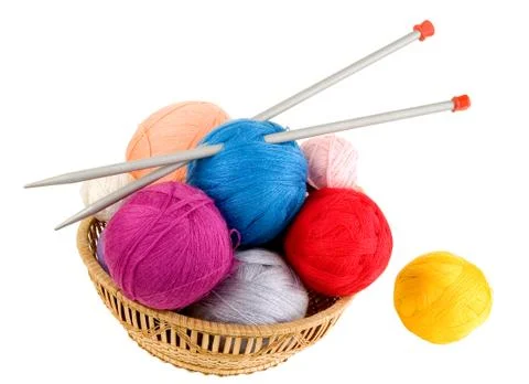 Yarn for knitting Stock Photos