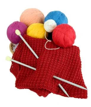 Yarn for knitting Stock Photos