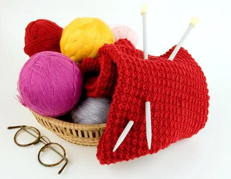 Yarn for knitting Stock Photos
