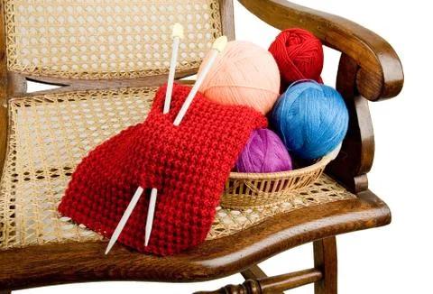 Yarn for knitting Stock Photos