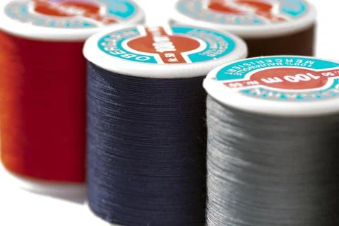 Yarn spools Stock Photos
