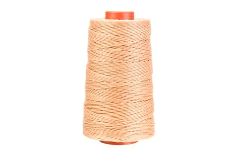 Yarn thread for crafts isolated on white with clipping path Foto stock