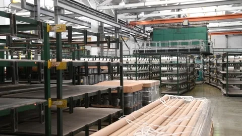 Yarn thread running in the machine Vídeo Stock 152104388