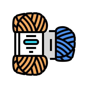 Yarn wool color icon vector illustration Stock Illustration