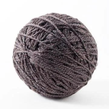 Yarn of wool isolated on white background Stock Photos
