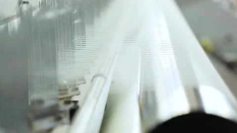 Yarns on a spinning machine Stock Footage 165041016