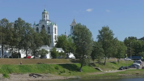 Yaroslavl. Architecture - 2017: 4K V Kremlin Stock-Footage 82652301