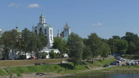 Yaroslavl. Architecture - 2017: 4K V Kremlin Stock Footage 82653025