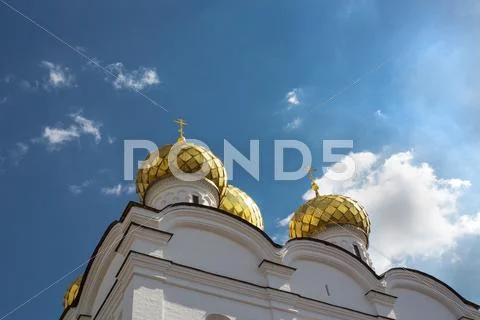 Yaroslavl cathedral Stock Photos