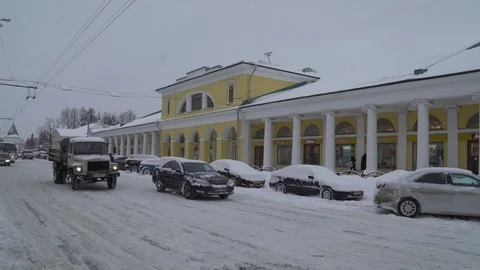 Yaroslavl'_winter_01 Stock Footage 89621402
