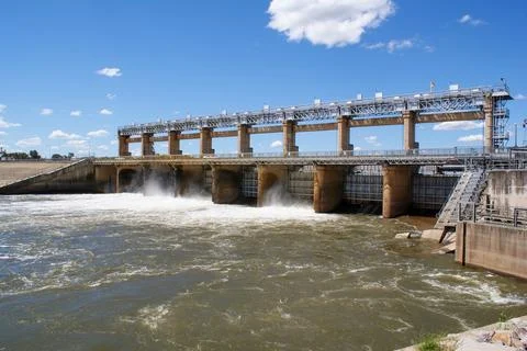 Yarrawonga Weir Stock Photos