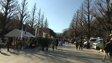 Yasukuni temple Video stock 34153480