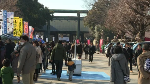 Yasukuni temple Video stock 34304323