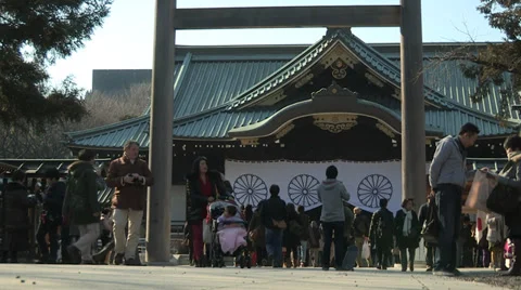 Yasukuni temple Video stock 34424150