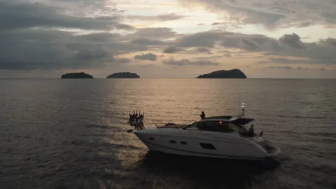 Yatch Sunset in Malaysia Video stock 186252009