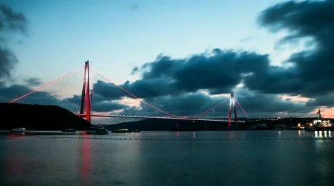 Yavus Selim Bridge Stock Footage 67472034
