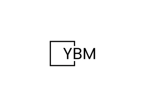 YBM letter initial logo design vector illustration Stock Illustration