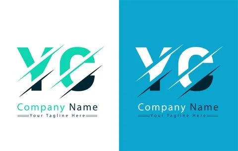 YC Letter Logo Vector Design Template Elements イラスト素材