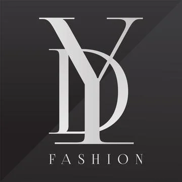 YD logo elegant luxury simple suitable for fashion brand Stock Illustration