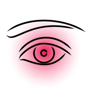 ?ye pain Stock Illustration