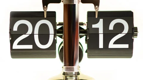 Year 2000-2024 Flip Number Counter (Time Lapse | ZOOM OUT) Видео 282583249