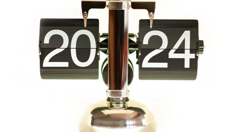 Year 2000-2025 Flip Number Counter (Time Lapse) Stock-Footage 281377205