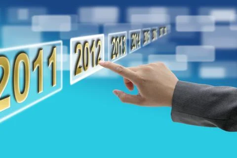 Year 2012 Stock Illustration