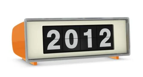 Year 2012 Illustrazione stock