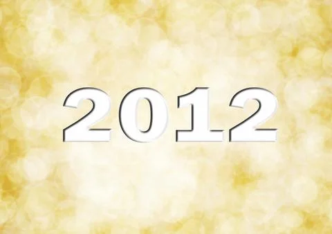 Year 2012 Stock Illustration