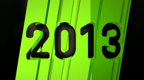 Year 2013 (HD) Video stock 11906993