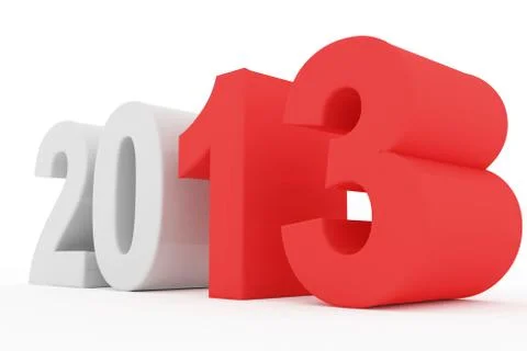 Year 2013 stand out Illustrazione stock