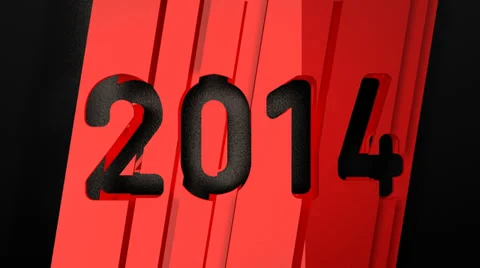 Year 2014 (HD) Video stock 34698187